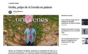 La Voz de GaliciaGorka, pulpo de A Coruña en palacio(11/06/21)