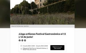 MyNewDesk (Catalunya Experience)¡Llega oríGenes Festival Gastronómico el 11 y 12 de junio!(04/06/21)